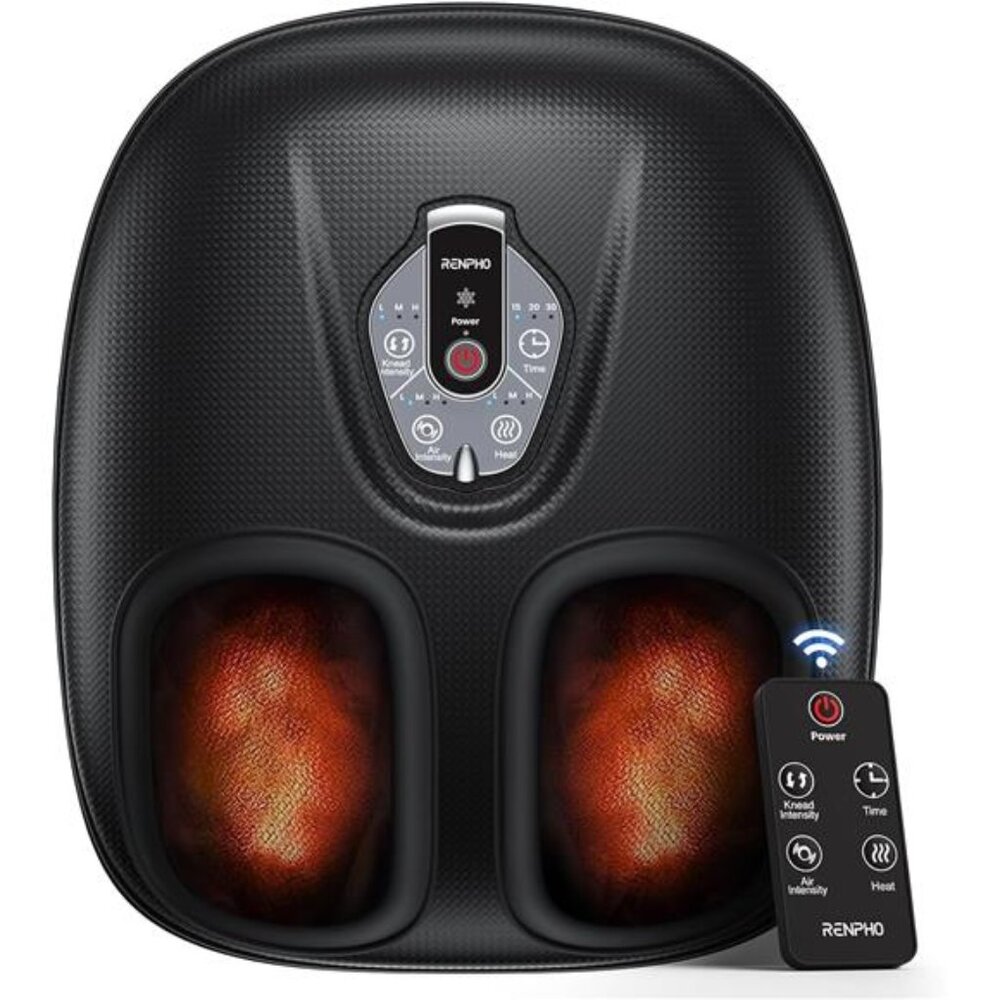 Foot Massager Machine with Heat [2025 Upgraded], FSA HSA Eligible, Foot